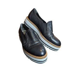 Wellfeet Light Black Leather made in Italy 36